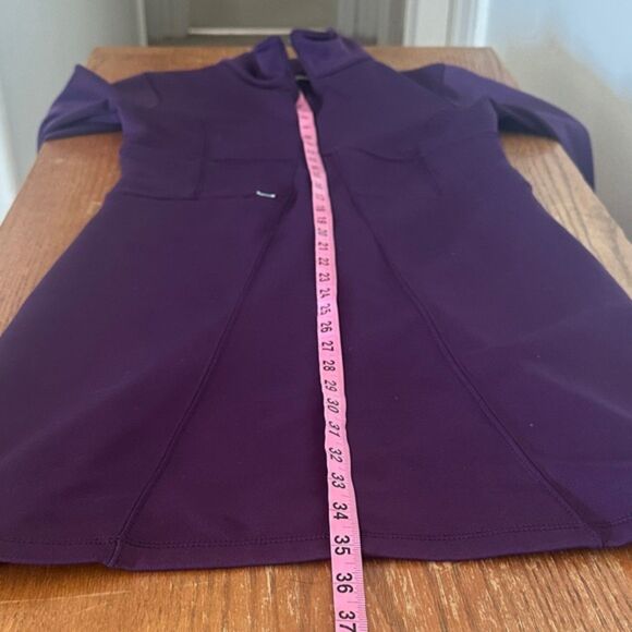Athleta Cassidy Dress Softshell 1/2 Zip Jacket Pocketed Grape Stretchy Small - Picture 11 of 11